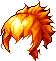 Black Nocturne Hair, orange