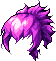 Black Nocturne Hair, purple