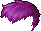 Black Eckhart Hair, purple