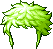 Black Maha Hair, green