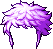 Black Maha Hair, purple