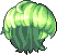 Black Beshroomed Hair, green