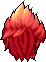 Black Cannoneer Hair, red