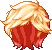 Black Twinkle Hair, orange
