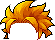 Black Hayato Hair, blonde