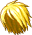 Black Spiketop Hair, blonde
