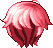 Black Runt Hair, red