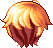 Black Runt Hair, orange