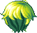 Black Runt Hair, green