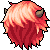 Boy Warrior Hair, red
