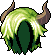 Imposing Warrior Hair, green