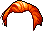 Black Fop Wave Hair, orange