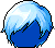 Black Dashing Kenji Hair, blue