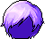 Black Dashing Kenji Hair, purple