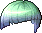 Kerning Style Hair, green