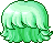 Curly Bob, green
