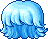 Curly Bob, blue