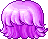 Curly Bob, purple