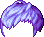 Black Eagle Hair, purple