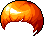 Black Acorn Hair, orange