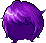 Black Ballad Hair, purple