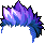 Black Sun Hair, blue
