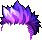 Black Sun Hair, purple