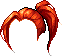 Billionaire Hair, red