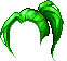 Billionaire Hair, green