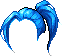 Billionaire Hair, blue