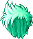 Hermes Hair, green
