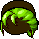 Black Sengoku Slick 'Do, green