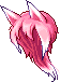Wolf Tail Hair, red