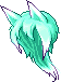 Wolf Tail Hair, green