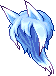 Wolf Tail Hair, blue