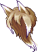 Wolf Tail Hair, brown