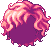 Black Earthworm Perm Hair, red