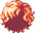 Black Earthworm Perm Hair, orange
