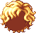 Black Earthworm Perm Hair, blonde