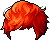 Wild Wolf Hair, red