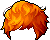 Wild Wolf Hair, orange