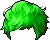Wild Wolf Hair, green