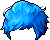 Wild Wolf Hair, blue