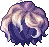Black Rondo Hair, purple