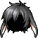 Black Lop Ear Hair
