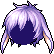 Black Lop Ear Hair, purple