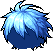 Randy Hair, blue