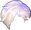 Black Alpha Hair, purple