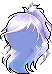 White Fairy King Oberon Hair, purple