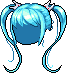 Orchid Hair, blue